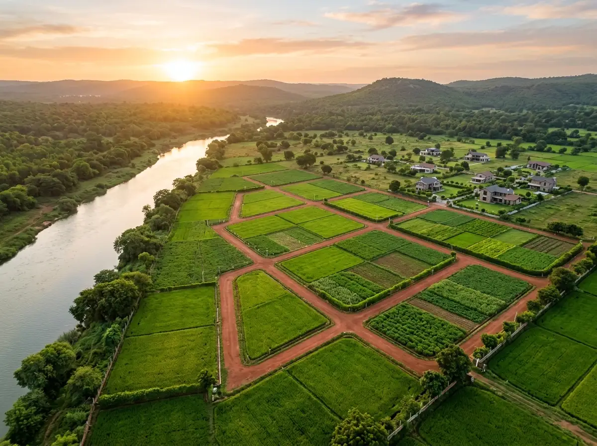 RRR Riverside Farmland Plots In Sangareddy for Long-Term Growth And Value